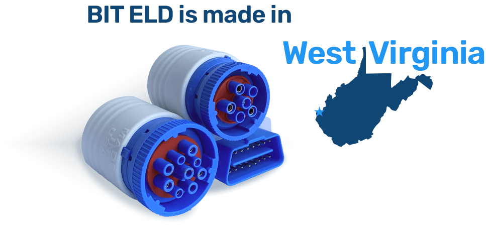 BIT ELD adapters in 9-pin, 6-pin and OBD-II models for simple ELD logbooks