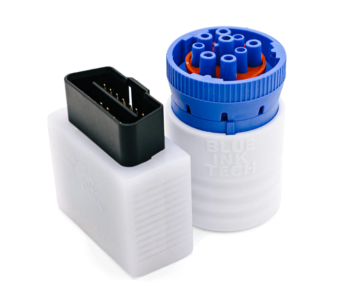 The BIT ELD in OBD-II and 9-pin, standing side by side